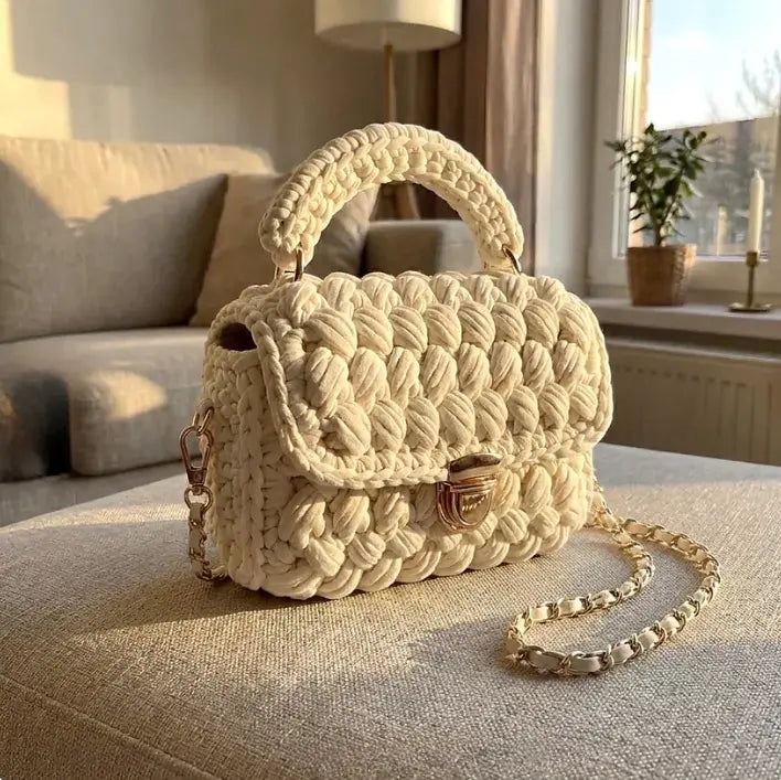 Amare’s Chunky Crochet Handbag